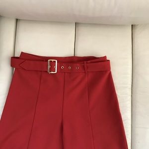Lovers + Friends Wide Leg Pant Rust